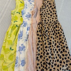 H&M Kids Dress Set - Yellow, Blue, Pink, Tan